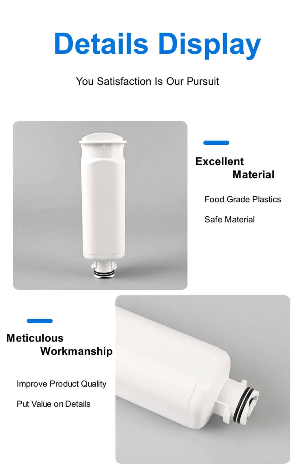 Factory Supplying Home Appliance Kitchen Refrigerator Office Coffee Machine Reverse Osmosis Water Filter Cartridge Dispenser Refrigerator Filters