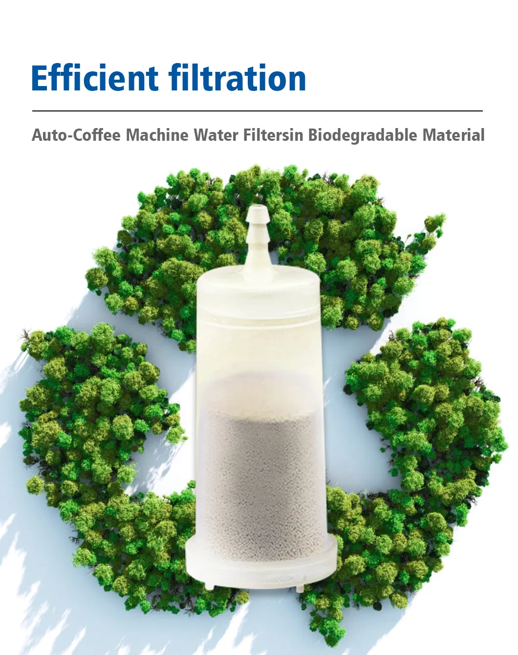 Compatible Auto Coffee Machine Water Filter Replacement Water Filtration Compatible with Breville Sage Borettl Barista Bac208