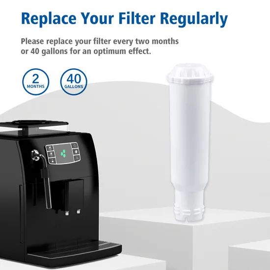 China Factory Direct Supplying Natural Coconut Shell Clarisf088 Melitta Nivon Auto Coffee Machine Activated Carbon Filtration