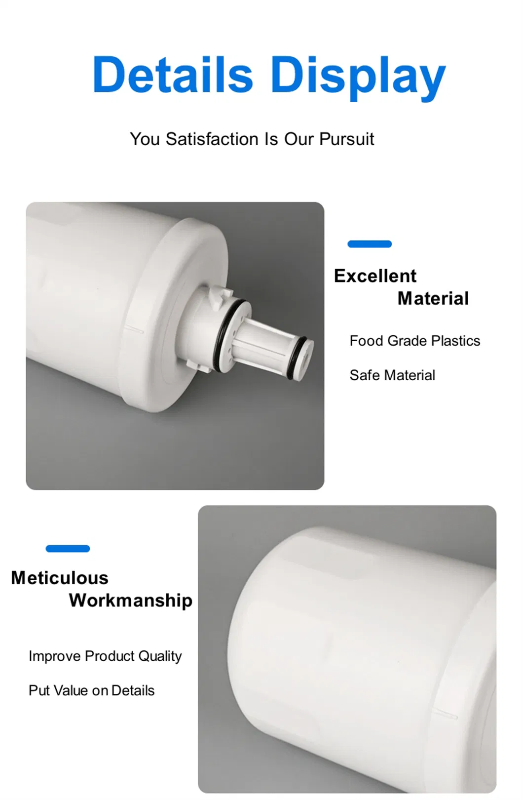 NSF Certified China Cartridge Filter, Replaces Kenmore Refrigerator Water Filter, Filtro De Agua