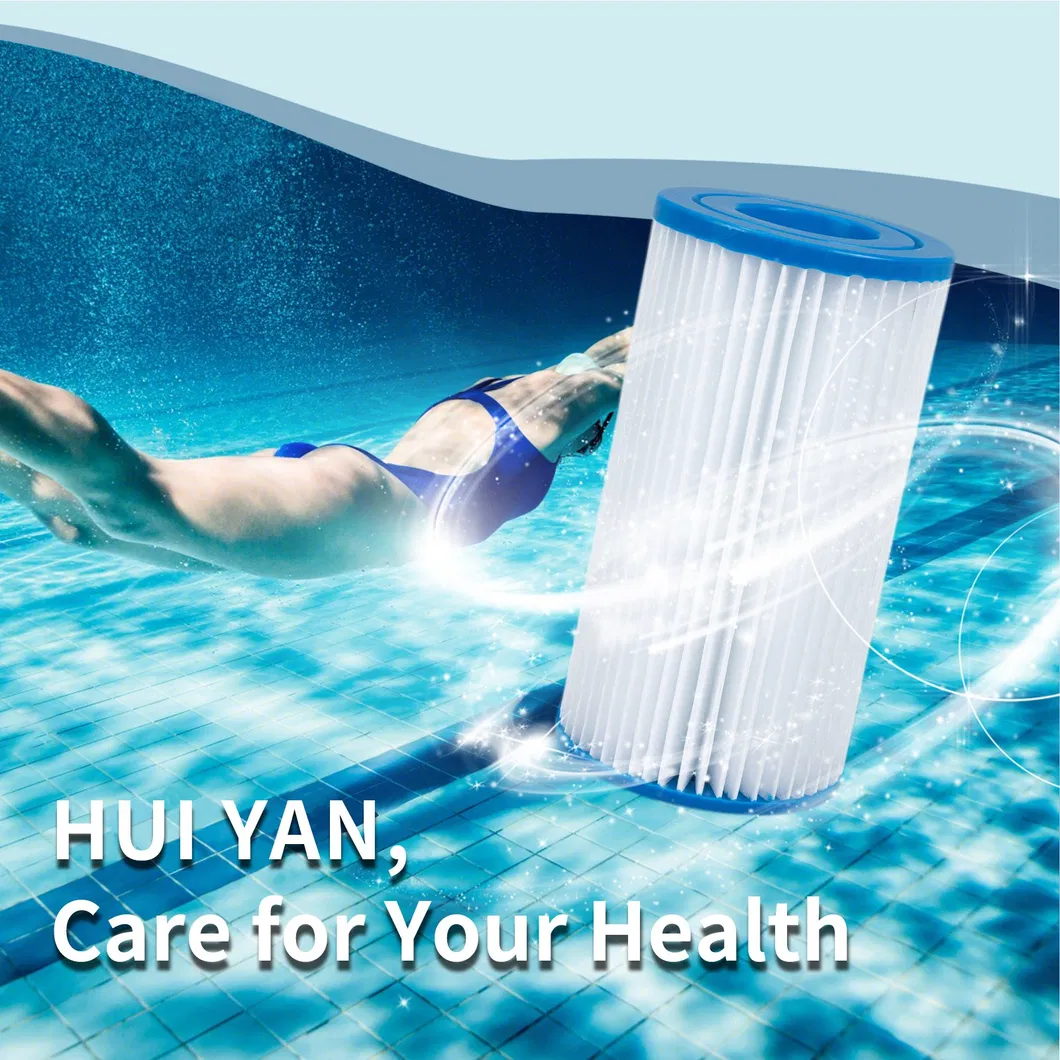 Swimming Pool Water Filter 48 Inches Polyester Pleated Pool Filter Cartridge Brand PP Filter Cartridge for Pool