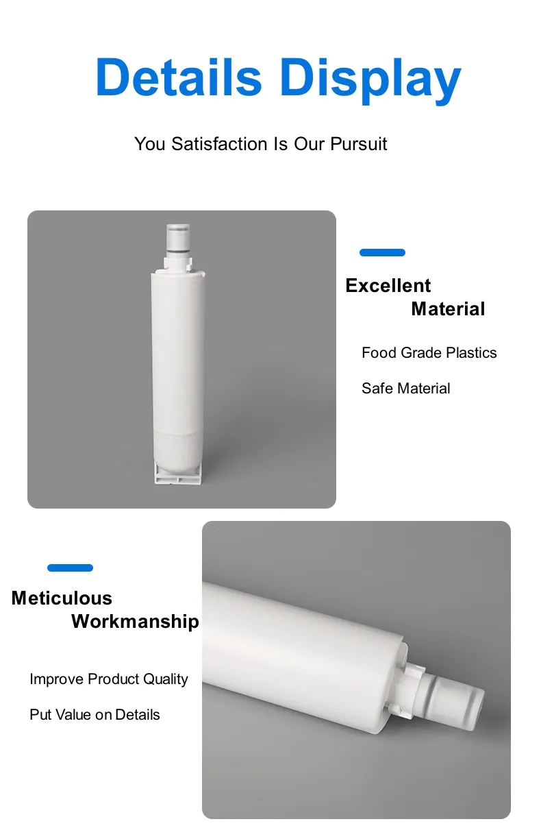 NSF42 Hot-Selling Quick Change Replacement Filter Element for Refrigerator/Ice Maker Water Filters