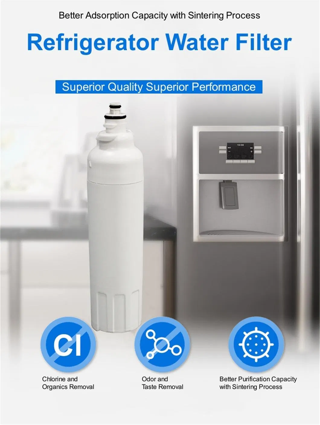 New Hot and Cold Water Strong Compressor Refrigeration Hot Bladder Heating Water Purifiers Filter