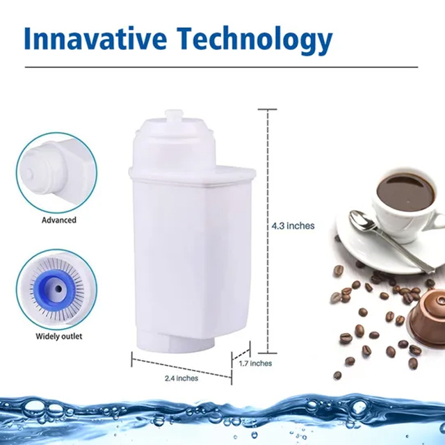 Improving Coconut Shell Activated Carbon Coffee Taste Softening Water Filter Replacement for Brand Tz70003 Tcz7003 467873 575491 TCA7 Auto Coffee Machine Filter
