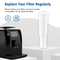 NSF42 Certified Water Filters by Wqa Replacement Fitting Clearyl White 64553 7520 60209 68739 Auto Coffee Machine Water Filter