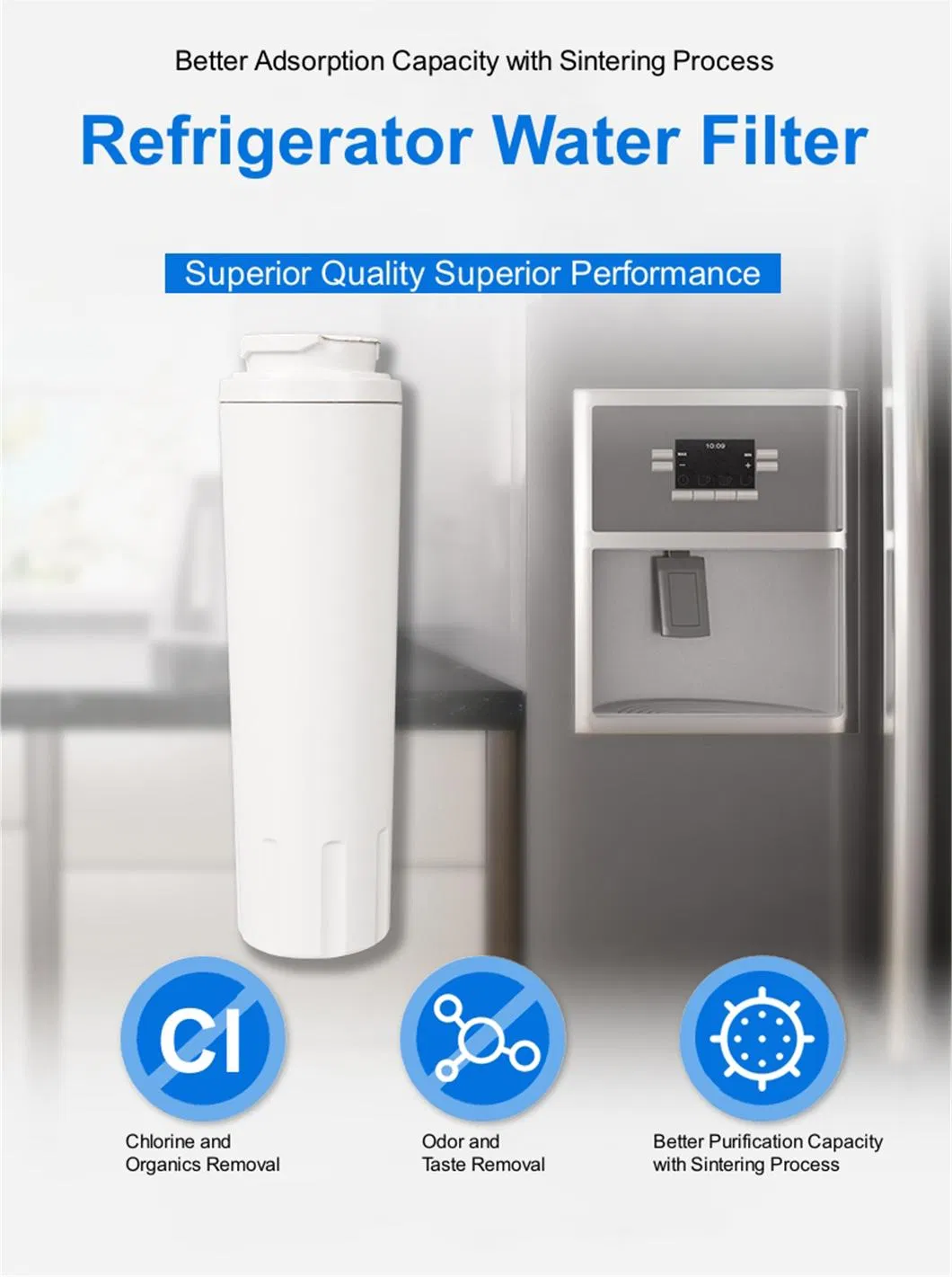 Top Fashion Household 1/2" Water Purifier Accessories Filter Water Bottle Refrigerator UV Water Filter