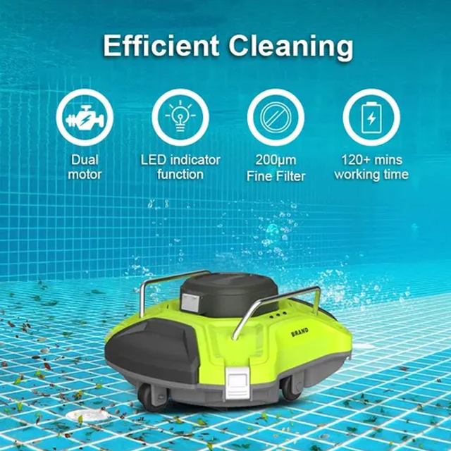 High Quality Cordless Swimming Pool Robotic Cleaner