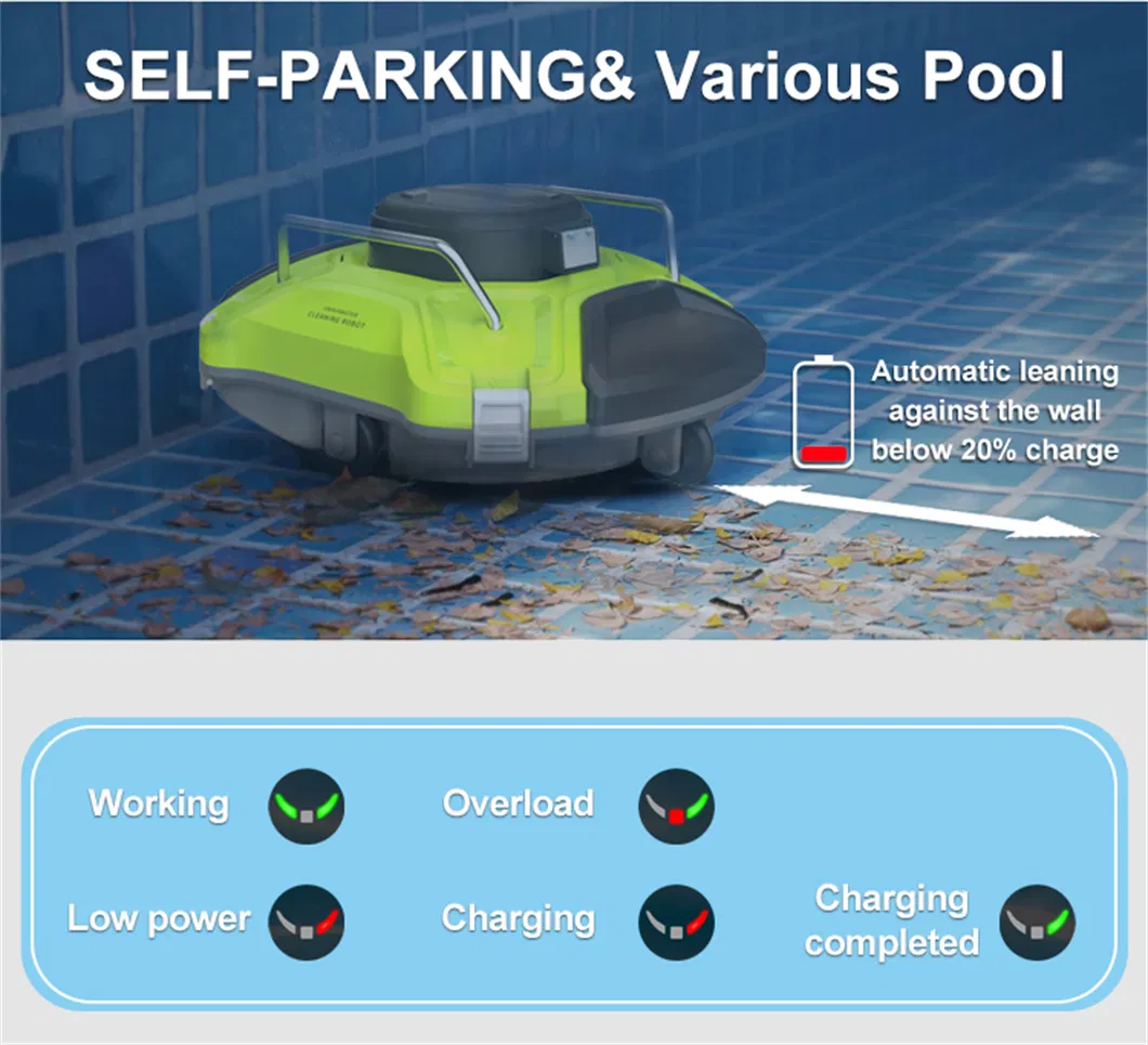 Electric Pool Cleaning Robot/Automatic Vacuum Pool Cleaner/Robot Cleaner Swimming Pool