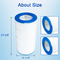 Washable Pool Water Filter Swimming Pool Cartridge Water Cleaning System Compatible with C-9410 Pap100