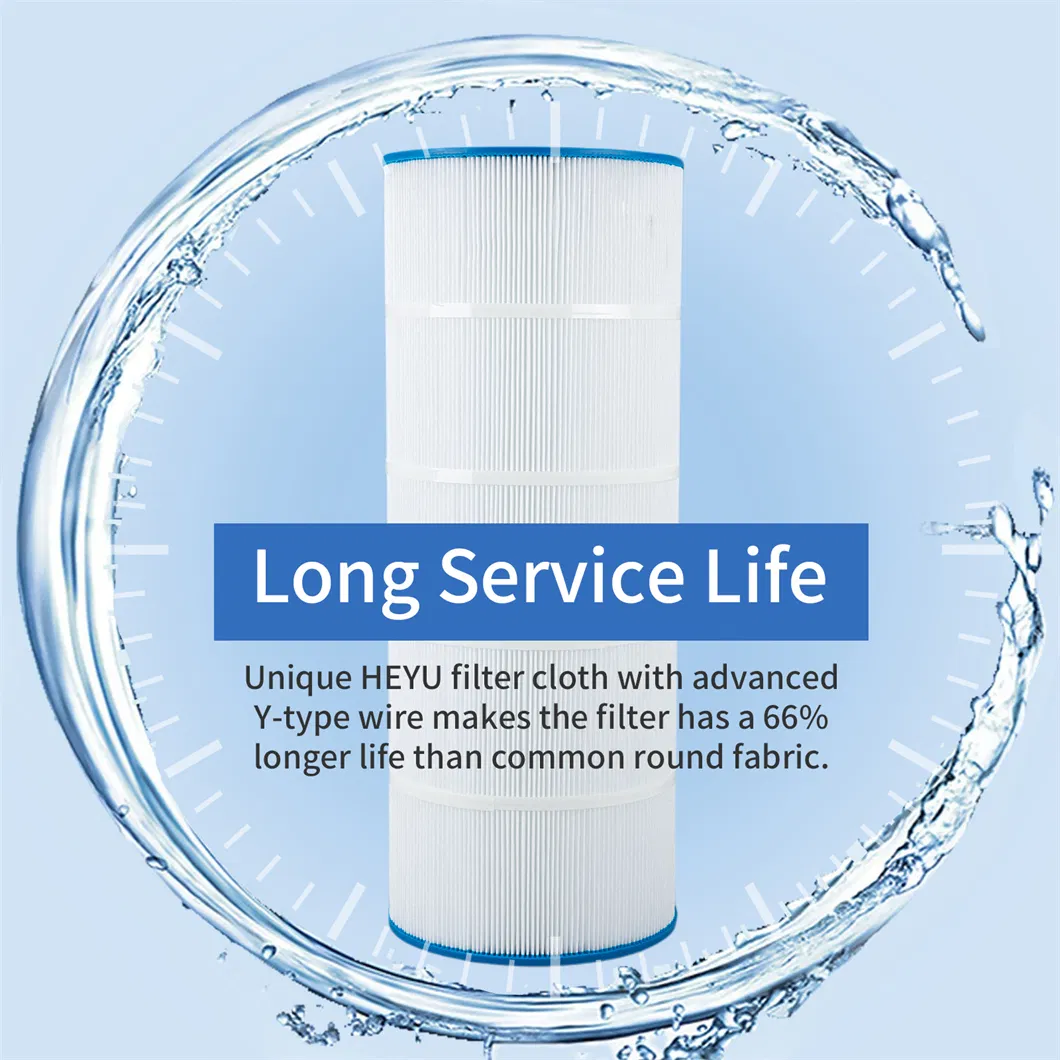 Professional Designed Pleated Swimming Pool Filter, Piscinas SPA Accessories Filtro De Agua