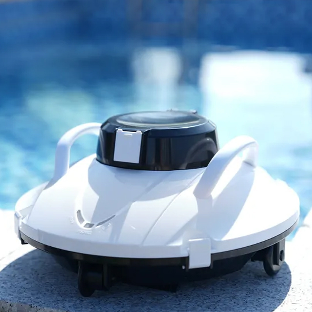Manufacturer Supply Cordless Swimming Pool Automatic Cleaning Robot