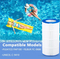 Washable Pool Water Filter Swimming Pool Cartridge Water Cleaning System Compatible with C-9410 Pap100